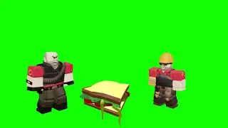 This is a Sandvich - kazosky kick(soldier dance) green screen