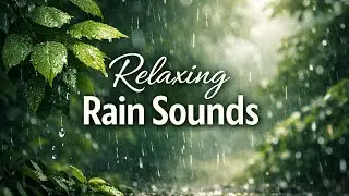 Soothing Rain on Leaves | Relax • Focus • Sleep😴🍃🌧️
