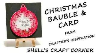 Christmas Bauble & Card - Shell's Craft Corner