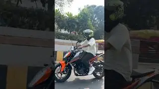 Ktm Duke 160 Test Ride In Traffic 🚀🔥 #ynvlogs #shorts