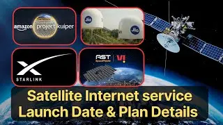 Satellite Internet Service In India:- Starlink Vs Amazon Kuiper #starlinkinternet #amazonkuiper
