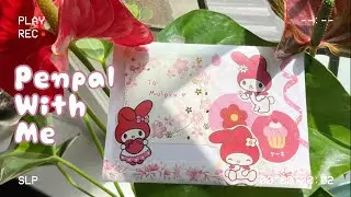 Penpal With Me & Stationery Swap | My Melody Theme 💕
