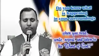 When you are reading and writing down the Word of God, your God is in action out there