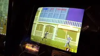 Gen-Z Kid plays Shinobi for the first time @ Galloping Ghost Arcade 