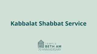 1/16/26 Shabbat Evening Service