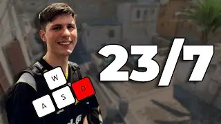 b1t POV on Faceit with keystrokes | 23/7 | CS2 PRO POVs