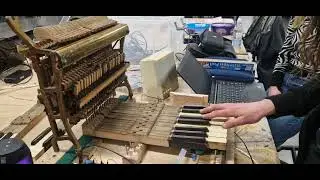 MIDI sensor bar demo rig - on its first outing! #piano #fingers #electronicmusic #raspberrypi