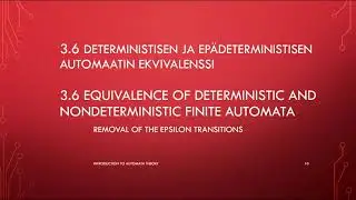 3.9 Removing epsilon transitions from nondeterministic finite automata