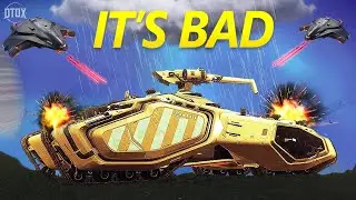 Трагическое состояние наземной техники в Star Citizen