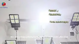 Split solar led street light