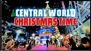 CentralWorld Bangkok at Night &ndash; Christmas Time 4K POV Walk