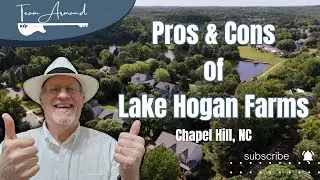 NICEST NEIGHBORHOODS in North Carolina | LAKE HOGAN FARMS Chapel Hill NC