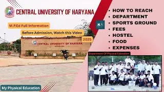 Central University Of Haryana ||  How To Reach || My Physical Education