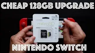 Cheap memory storage upgrade for the Nintendo switch Unirex 128gb sdxc card