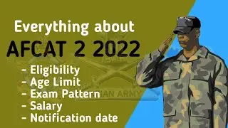 Everything about AFCAT 2 2022 | What is AFCAT, Eligibility, Exam Pattern, Salary etc.