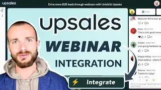 Best Upsales Webinar Integration - Univid x Upsales CRM