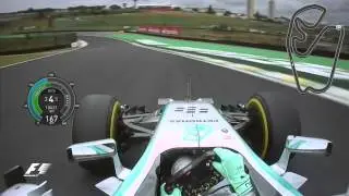 2014 Brazil GP Rosberg Onboard