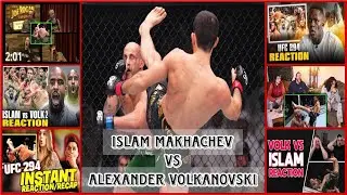 Islam Makhachev vs Alexander Volkanovski 2 Fight at UFC 294 Reaction!