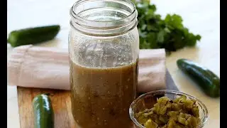 HOMEMADE GREEN ENCHILADA SAUCE | Easy and Healthy