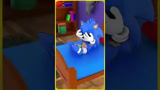 Soniquinho, monstro embaixo da cama. #sonic #shorts