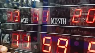 ajanta digital wall clock time setting