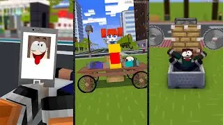 HELP Hero Girl Save to Chainsaw Man Bone | Minecraft Mix