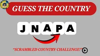 &ldquo;🧩Can you guess the Country from Scrambled Letters! 🌍 | Only Smart Kids Can Solve This!&rdquo;