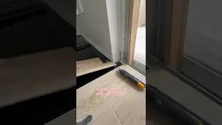 How to cut vinyl flooring around a wall tutorial #vinyl flooring #flooring