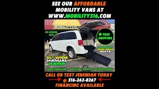'14 Dodge Caravan Wheelchair Van-Only 63k-FREE Shipping-4 Year Warranty in the Low $30s! #1740