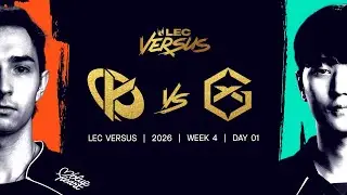 KC vs GX | 2026 LEC Versus - Week 4 Day 1 | Karmine Corp vs GIANTX