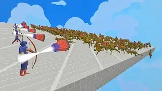 100x RAPTOR vs 5x EVERY GOD - Totally Accurate Battle Simulator TABS