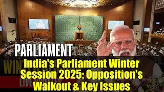 India's Parliament Winter Session 2025: Opposition's Walkout & Key Issues