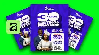 How To Make Professional Fasting And Prayers Poster Using Affinity  For All Social Media Design