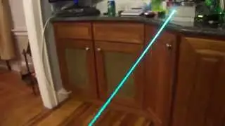 491nm 25mW Beam with Fog Cobolt Calypso