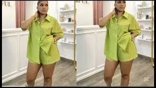How to cut and sew a female shirt with collar / beginner friendly 