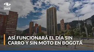 Los vehículos que pueden circular y los que no en el día sin carro y sin moto en Bogotá