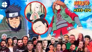 Mifune vs. Hanzo | Shippuden Episodes 273-274 Mega Reaction Mashup | ナルト 疾風伝] [海外の反応]
