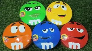 2 Minutes Satisfying with Unpacking Yummy Paw Patrol and Delicious M&M'S Candy From Funny Tins ASMR