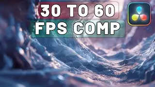 Convert 30 FPS Fusion Composition To 60 FPS In Davinci Resolve