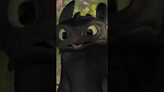 Toothless Is A Cat In How To Train Your Dragon #shorts #howtotrainyourdragon