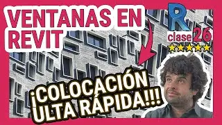 REVIT | VENTANAS ✅ Parámetros: Anchura y Altura 💥¡¡¡POR EJEMPLAR!!!💥Para no tirar de MUROS CORTINA.