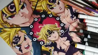 Drawing Meliodas Assault mode _ The Seven Deadly Sins
