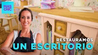 ¿CÓMO RESTAURAR UN ESCRITORIO? MIRÁ ESTE TUTORIAL 🛠  | Mas Chic