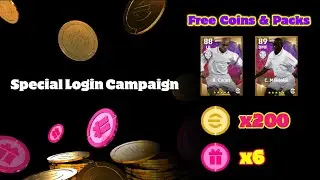 Free 200 Coins + 6x Chance Deals &bull; Special Login Campaign | eFootball 2022