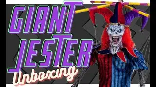 Super Rare GIANT STANDING JESTER Prop from Spirit Halloween Review