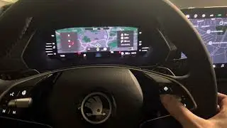 Map in Virtual cockpit - &Scaron;koda Octavia FACELIFT 2025