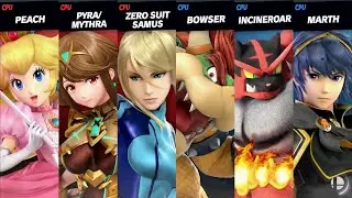 Super Smash Bros. Ultimate - Zophine523 favorite girls VS Zophine523 favorite boys
