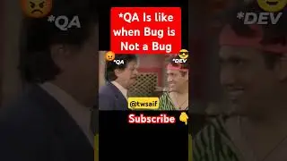 QA and Developer fight #programming #funny #coding #qa #design #development