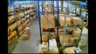 Hubsan H107D FPV Warehouse Triangle challenge