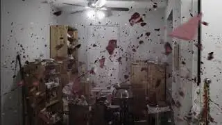 Blood Explosion Effect Test (After Effects VFX Composite)